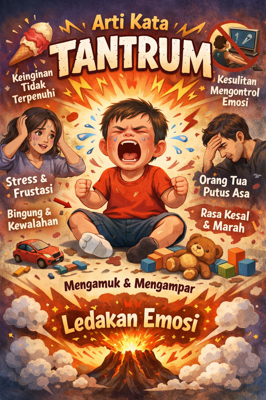 Arti Kata Tantrum: Makna, Contoh, dan Cara Mengatasinya dengan Tepat