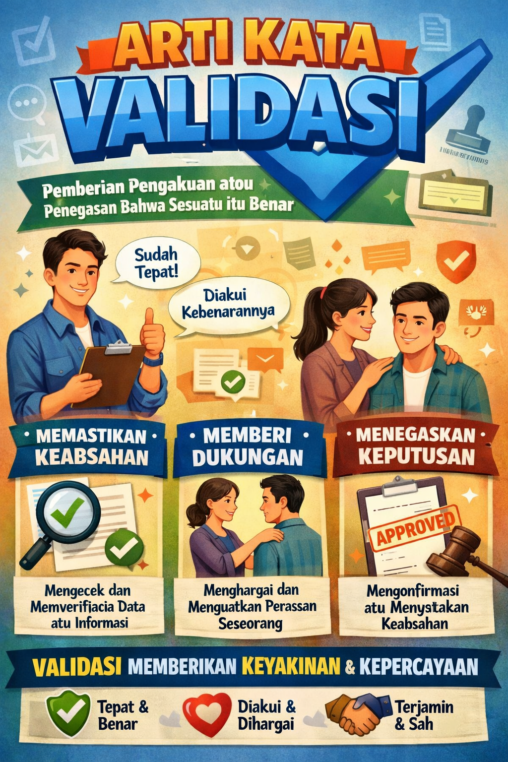 Arti Kata Validasi dan Contohnya dalam Kehidupan Sehari-hari