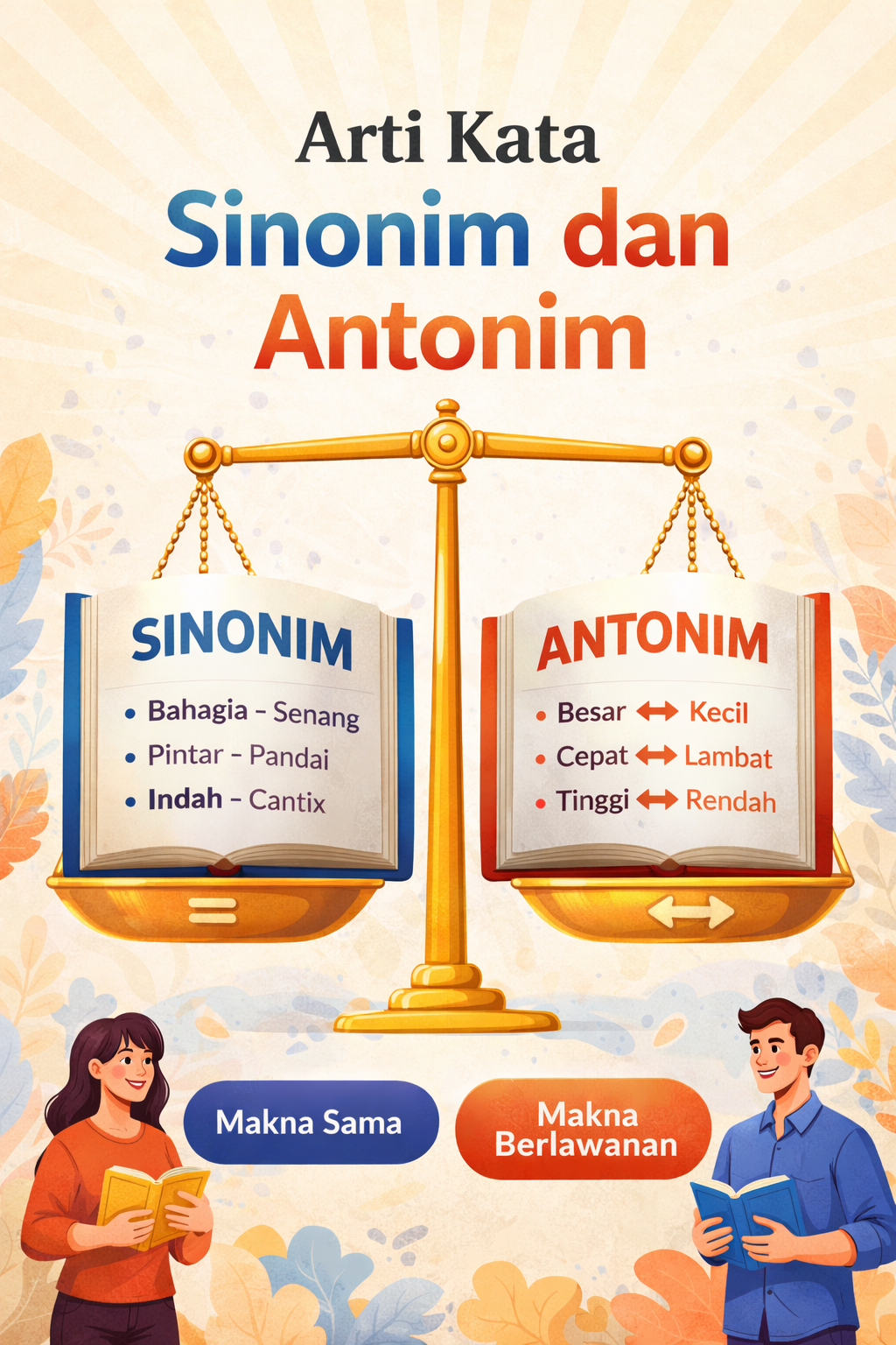 Arti Kata Sinonim dan Antonim Beserta Contohnya